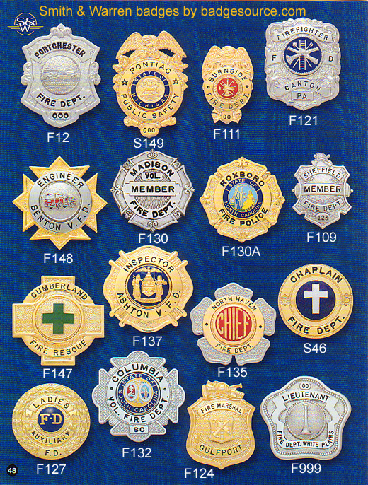 Fire Dept badges