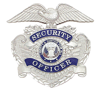 SECURTY OFFCIER HAT BADGE