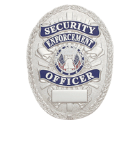 SECURITY ENFORCEMENT OFFCIER OVAL SHIELD