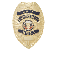 BAIL ENFORCEMENT AGENT TEARDROP SHIELD